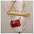 Miu Miu Bijoux Shoulder Bag Leather Red Gold Auth SW1539 Golden - view 25