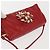 Miu Miu Bijoux Shoulder Bag Leather Red Gold Auth SW1539 Golden - view 6