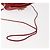 Miu Miu Bijoux Shoulder Bag Leather Red Gold Auth SW1539 Golden - view 7