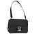 Borsa a Spalla Vala in Pelle Nera e Argento Salvatore Ferragamo Auth 141973 Nero