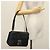 Borsa a Spalla Vala in Pelle Nera e Argento Salvatore Ferragamo Auth 141973 Nero - vista 22