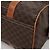 Céline Borsa a mano in tela Macadam CELINE in pelle PVC marrone oro Auth 142031 D'oro - vista 8