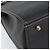 Autre Marque Borsa a mano Burberry in pelle nera e oro Auth bs29392 Nero D'oro - vista 14
