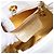 Borsa a mano Gancini in rattan bianco e oro Auth 141821 di Salvatore Ferragamo - vista 12