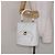 Borsa a mano Gancini in rattan bianco e oro Auth 141821 di Salvatore Ferragamo - vista 22