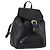 Zaino in pelle nera e oro Gianni Versace Auth BA5214 Nero D'oro