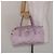 Bolso Boston PRADA de nailon rosa plata Auth 141532 - vista 21