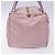 Bolso Boston PRADA de nailon rosa plata Auth 141532 - vista 4