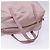 Bolso Boston PRADA de nailon rosa plata Auth 141532 - vista 7