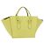Céline CELINE Mini Borsa a Mano Thai in Pelle Giallo Oro Auth BA5808 D'oro