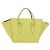 Céline CELINE Mini Borsa a Mano Thai in Pelle Giallo Oro Auth BA5808 D'oro - vista 13