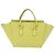 Céline CELINE Mini Borsa a Mano Thai in Pelle Giallo Oro Auth BA5808 D'oro - vista 2