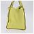 Céline CELINE Mini Borsa a Mano Thai in Pelle Giallo Oro Auth BA5808 D'oro - vista 4