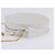 BALLY Borsa a Spalla a Catena in Pelle Bianca e Oro Auth BA5745 Bianco D'oro - vista 3
