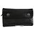 Cartera larga de cuero negro Chrome Hearts Wave Cross Ball Auth 136316M