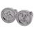 Gemelli Monogram Louis Vuitton Argento Metallo