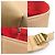 Borsa a spalla in pelle beige Burberry - vista 4