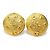 Orecchini a clip in metallo dorato Chanel D'oro