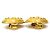 Orecchini a clip in metallo dorato Chanel D'oro - vista 3