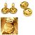 Orecchini a clip in metallo dorato Chanel D'oro - vista 5