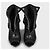 Bottines en cuir noir Alexander McQueen - Taille 38 - vue 3