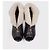 Bottines en cuir noir shearling Alexander McQueen Taille 39,5 - vue 3