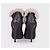 Bottines en cuir noir shearling Alexander McQueen Taille 39,5 - vue 5