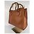 Borsa a mano Gucci Diana in pelle marrone - vista 7
