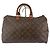 Borsa a mano Louis Vuitton Speedy Monogram in pelle marrone