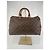 Borsa a mano Louis Vuitton Speedy Monogram in pelle marrone - vista 2