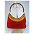 Borsa a spalla in suede arancione Gucci Bamboo, marrone chiaro 263 Rosso - vista 2
