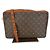 Borsa a spalla in pelle marrone Louis Vuitton 262