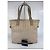 Borsa a spalla Chanel in tela e pelle 258 Beige - vista 2