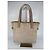 Borsa a spalla Chanel in tela e pelle 258 Beige - vista 3
