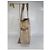 Borsa a spalla Chanel in tela e pelle 258 Beige - vista 4