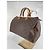 Borsa a mano Louis Vuitton Speedy Monogram in pelle marrone - vista 7