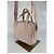 Bolsa de ombro Chanel em lona e couro Rosa 253 - vista 9