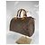 Autre Marque Borsa in pelle Louis Vuitton Speedy marrone 252 - vista 6