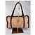 Borsa a spalla Gucci in tela e pelle marrone 261 - vista 3