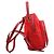 Prada Rucksack aus gestepptem Nylon und Leder Rot - Ansicht 2