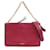 Borsa a Spalla in Pelle e Camoscio Givenchy Rosso Bordò  - vista 1