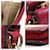 Borsa a Spalla in Pelle e Camoscio Givenchy Rosso Bordò  - vista 4
