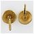 Gemelli rotondi vintage Chanel placcati oro D'oro - vista 3