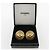 Gemelli rotondi vintage Chanel placcati oro D'oro - vista 6