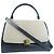 Céline Borsa Trapeze Celine in pelle con camoscio medio Nero