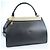 Céline Borsa Trapeze Celine in pelle con camoscio medio Nero - vista 2
