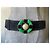 Cintura Chanel Gripoix in pelle e suede nero e verde - vista 2