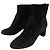 STIVALI ANKLE LOUIS VUITTON 39 IN CAMOSCIO NERO DEER SHOES