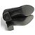 STIVALI ANKLE LOUIS VUITTON 39 IN CAMOSCIO NERO DEER SHOES - vista 6