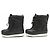NUEVAS BOTINES LOUIS VUITTON 1A8C08 SLALOM FLAT HALF BOOTS MONOGRAM 40 NIEVE Negro - vista 2